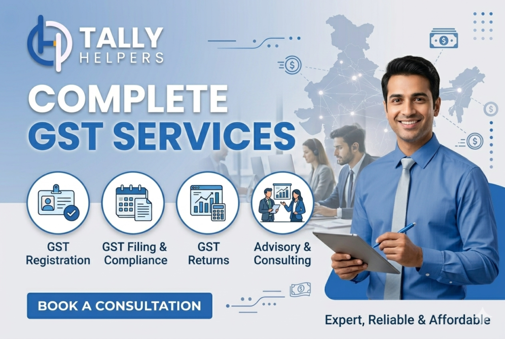 gst services by tally helpers in bilaspur